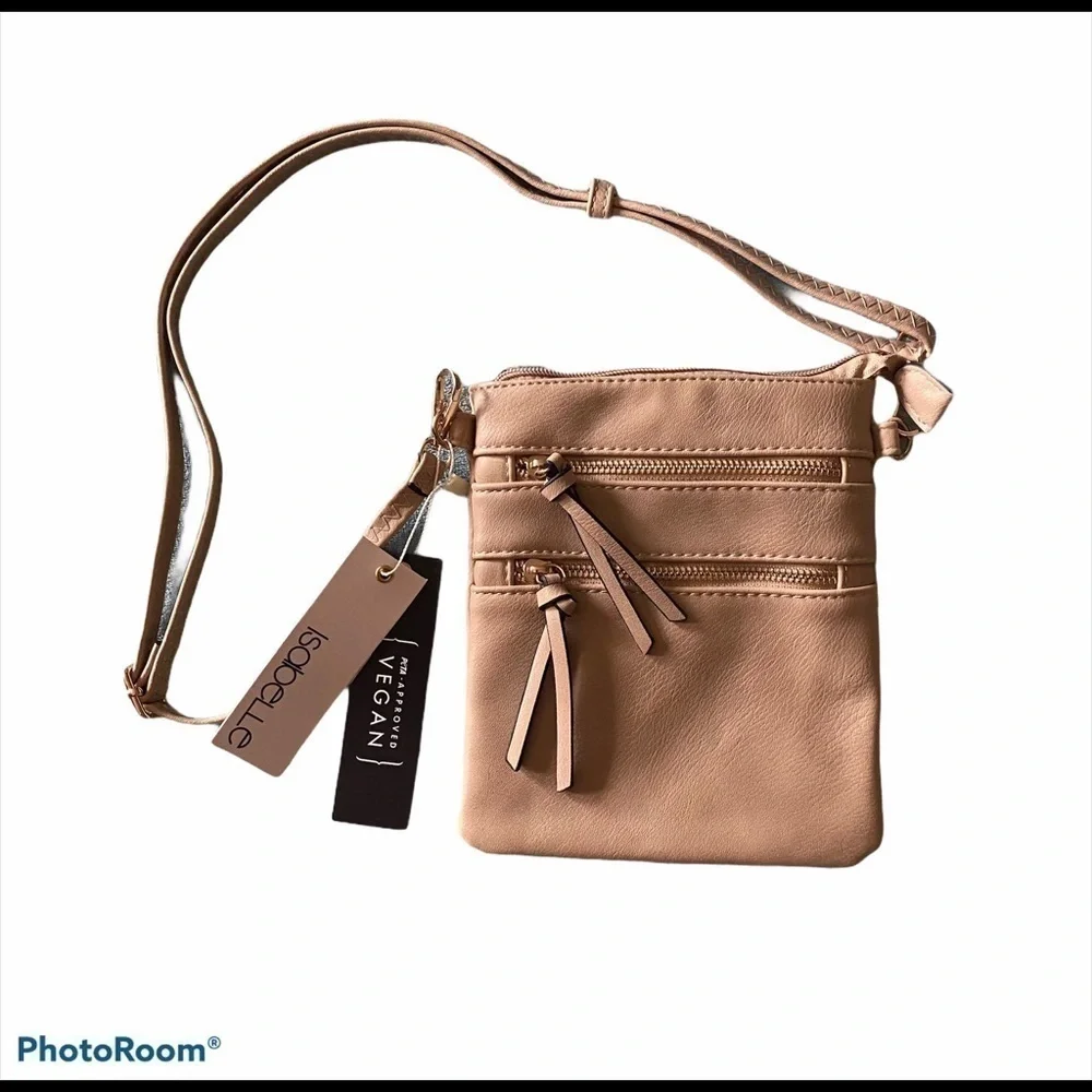 NWT-ISABELLE CROSSBODY-TAN